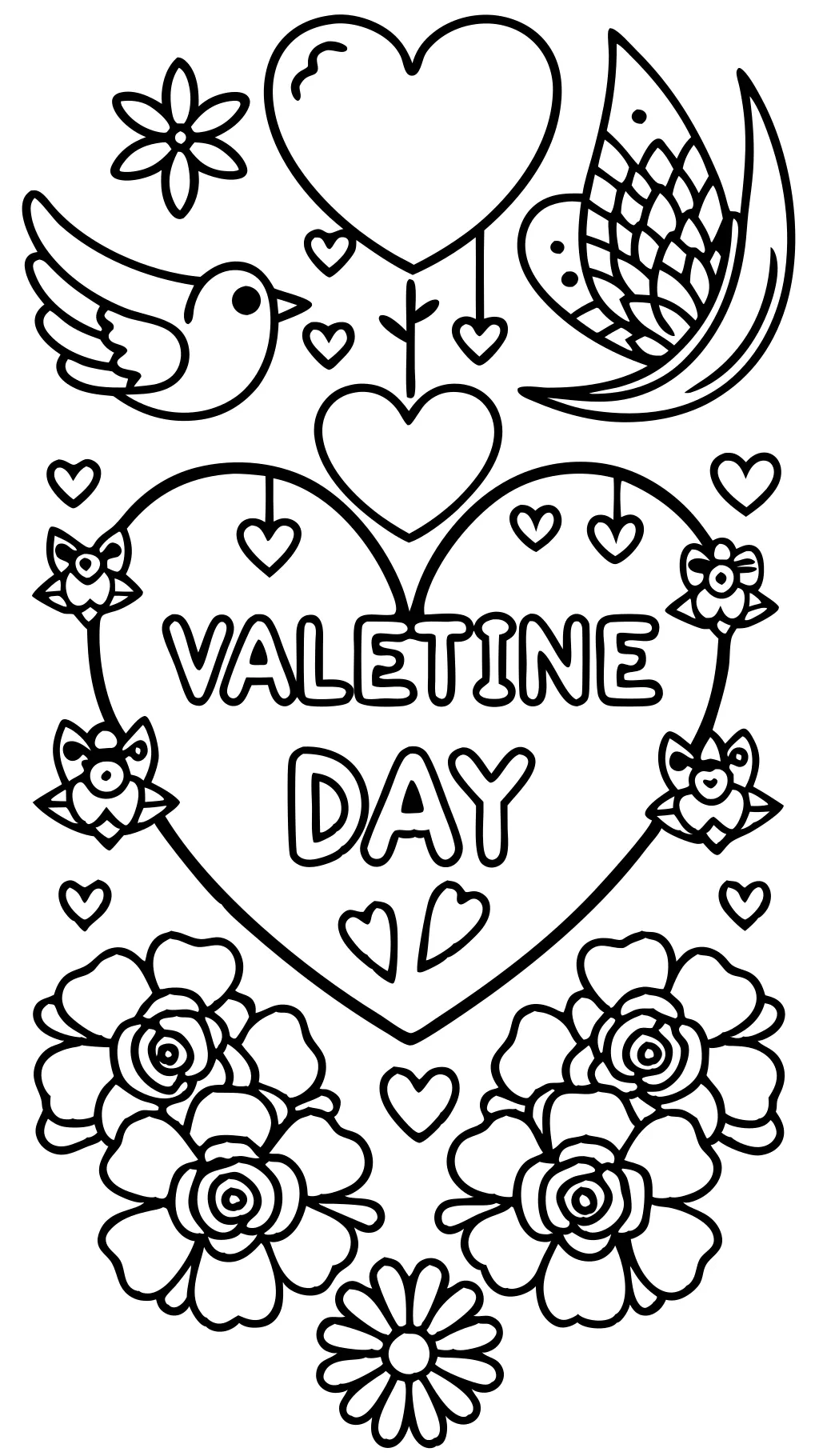 coloriages de la Saint-Valentin